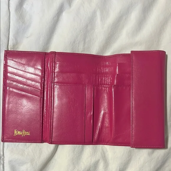 Neiman Marcus Bags Neiman Marcus Pink Wallet Smooth Leather
